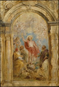 La glorificación de la Eucaristía, c.1630-32 de Peter Paul Rubens